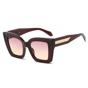 Sunglasses 2025 Luxury Metal Square Glasses New Fashion Customize Logo Trendy Women Sunglasses Men Eyewear BJ5703