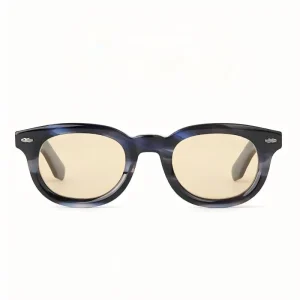New Fashion Round Polarized Sunglasses Unisex Thick Frame Comfortable Vintage Sun Glasses