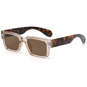 MOSI Square  Men Sunglasses Women Vintage Ins Popular Glasses Gradient Trending Travel Sun Glasses Shades UV400