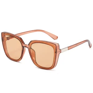 New  Large-framed Sunglasses with European Style Simple Design High Quality Luxury Sunglasses Premium Sunglasses